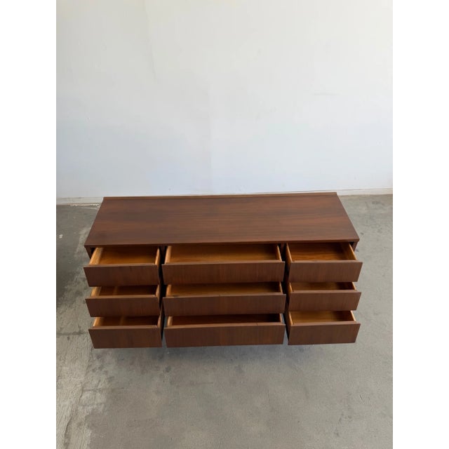 Vintage Louvered 9 Drawer Dresser For Sale - Image 4 of 15