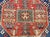 Antique Caucasian Kazak Rug, Medallion Pattern, Hand-Knotted Wool, Blue & Red, 4' x 8' For Sale - Image 13 of 16