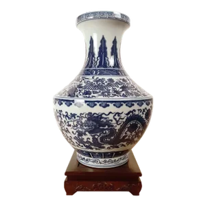 Republic of Chine Period Chinese Porcelain Dragon Fenghuang Fengweizun