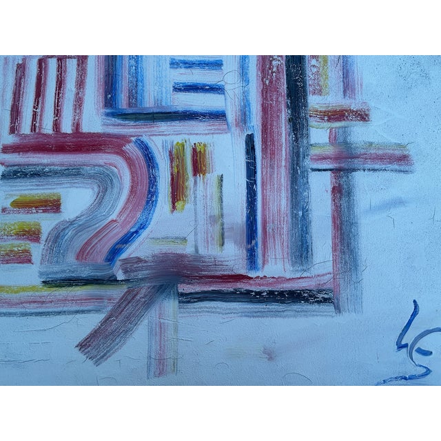 Abstract Composition, 1997, Oil on Canvas For Sale - Image 6 of 17