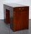 Military Campaign Twin Pedestal Desk with Leather Top For Sale - Image 13 of 16