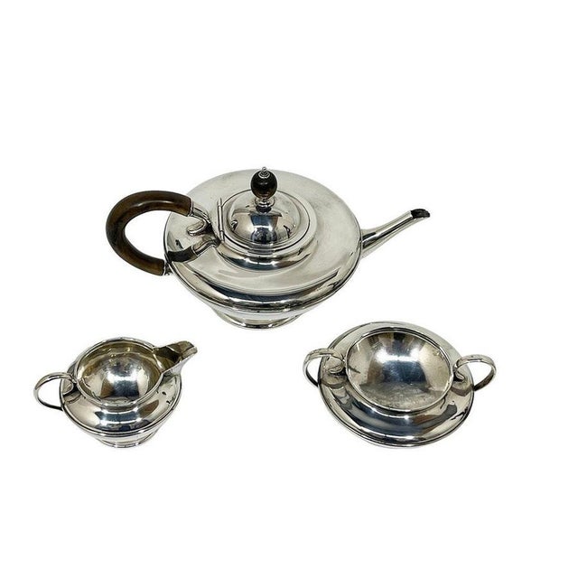 Liberty & Co silver 3-piece tea set, Birmingham 1912 A 3-piece silver tea set by Liberty & Co. made of 925/000 purity of...