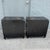 Vintage Cantonese Black Lacquered Hand Painted Nightstands - A Pair For Sale In West Palm - Image 6 of 11