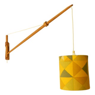 Teak Wall Lamp by A. Bank Jensen & Kejld Iversen for Louis Poulsen, 1950s For Sale