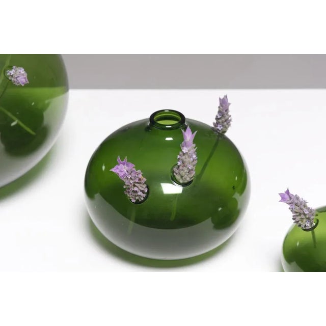 Michael Bang Cave Vases for Holmegaard, 1965, Set of 4 For Sale - Image 9 of 13