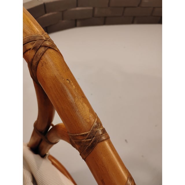 Mid 20th Century Ficks Reed Mid Century Rattan Dining Set With Table, 5 Pieces For Sale - Image 16 of 17