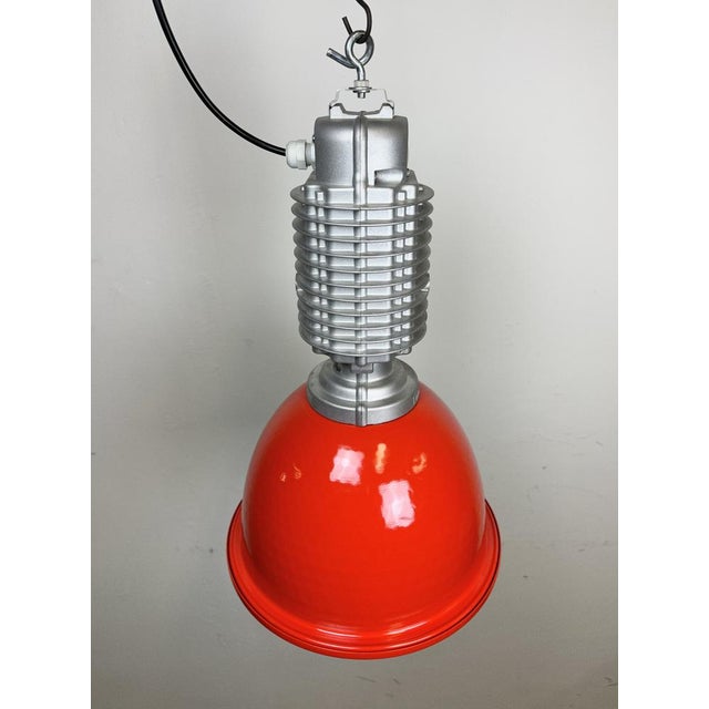 Metal Industrial Pendant Lamp by Charles Keller for Zumtobel, 1990s For Sale - Image 7 of 18