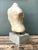 Stone Vintage Stone Torso Sculpture on Cement Base For Sale - Image 7 of 12