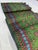 Green Tribal Geometric Hallway Runner Rug With Turquoise Border, 2'9" X 15'10" For Sale - Image 10 of 12