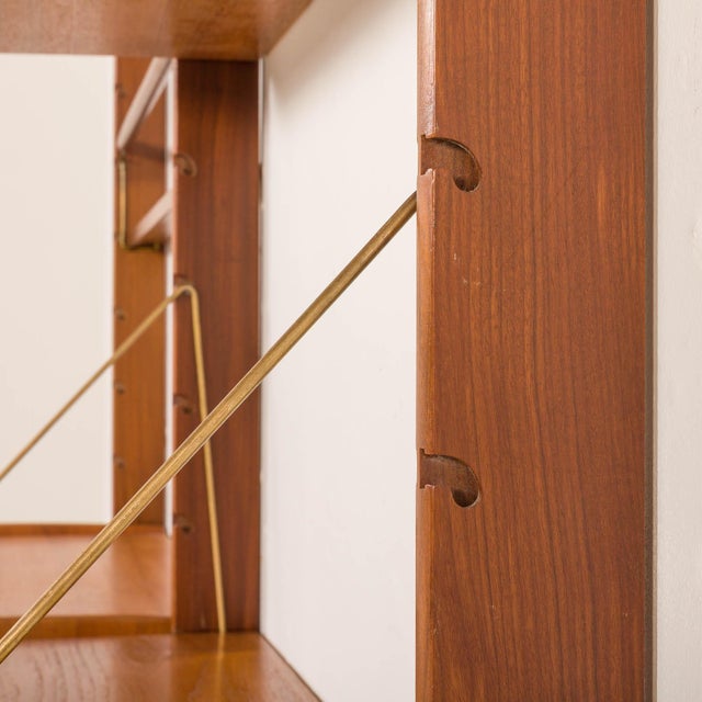 Ergo Free Standing Wall Unit with a Desk from John Texmon, Norway, 1960s For Sale - Image 12 of 18