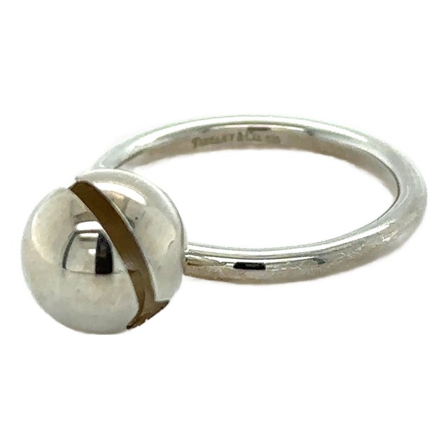 Tiffany & Co. Sterling Silver Paloma Picasso Campanitas Bell Ring 2.64g, Size 6 For Sale
