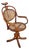 1900-1909 Rare Late Victorian Bespoke Bent Oak Barbers Chair With Cane Seat, Germany For Sale