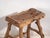 Antique Stool in Elm, 1900s For Sale - Image 3 of 10