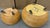 Pair of Vintage Organic Modern Reed Globe Planters on Casters From Studio Props West For Sale - Image 4 of 4