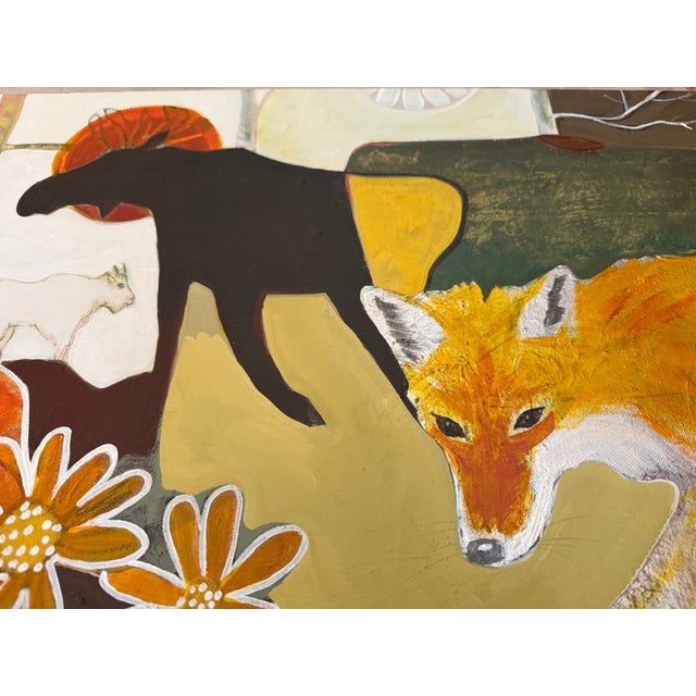 "East Yellowstone" a Painting Inspired by Yellowstone National Park by LWren Walraven For Sale - Image 4 of 8