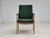 Høng Stolefabrik Danish Armchair in Green Furniture Wool and Oak Wood from Høng Stolefabrik, 1980s For Sale - Image 4 of 17