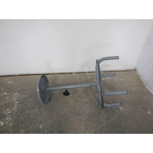 Vintage Iron Stool, 1970 For Sale - Image 6 of 9