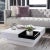 Wood Modern Coffee Table in White & Black For Sale - Image 7 of 8