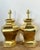 Metal Vintage Boho Faceted Brass Lamps - A Pair For Sale - Image 7 of 9