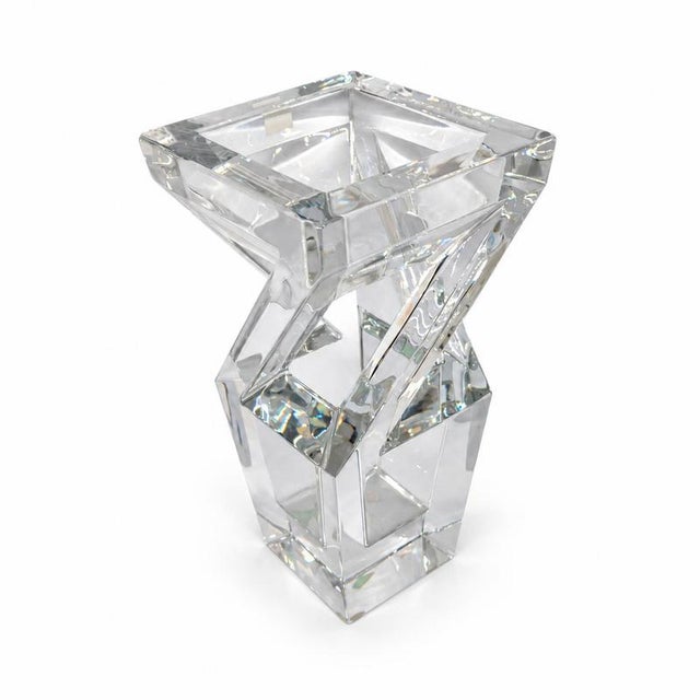 Architecture Vase in Crystal by Nicolas Triboulot for Baccarat For Sale - Image 5 of 9