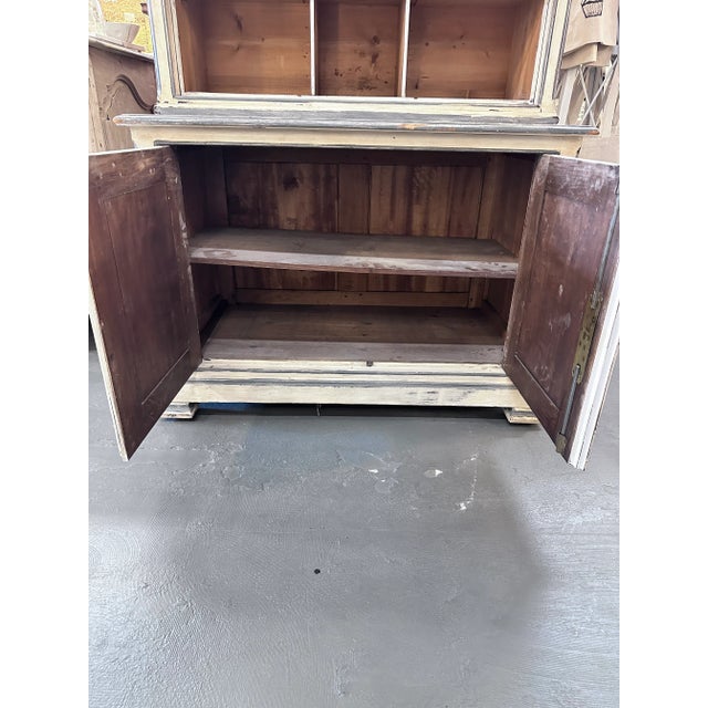 19th Century Painted French Louis Philippe Notary Cabinet For Sale - Image 5 of 10