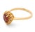 Rubellite and Diamond 14k Yellow Gold Cocktail Ring For Sale In New York - Image 6 of 9