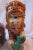 1970s Colorful Ceramic Foo Dogs - a Pair For Sale - Image 9 of 13