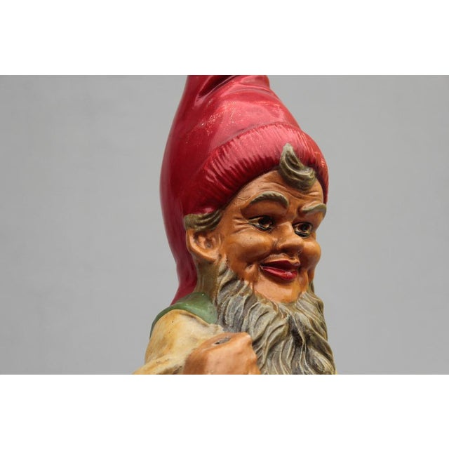 Large Antique Garden Gnome from Heissner, 1930 For Sale - Image 11 of 15