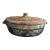 1940s Glazed Mexican Lidded Pottery Dish For Sale