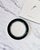 Set of 8 Minimalist "Variation 5 Dé" Dinner Plates by Ann Demeulemeester for Serax, in White Glazed Porcelain With Organic Black Border For Sale In Baltimore - Image 6 of 10