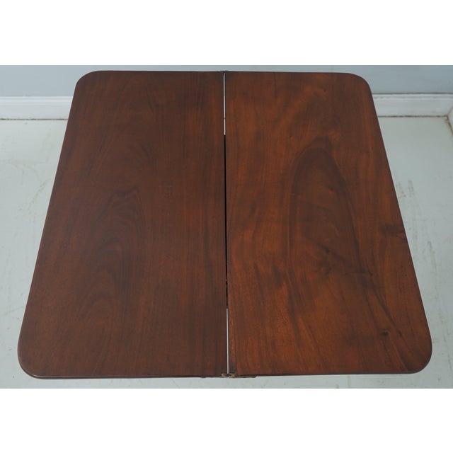 Antique American Empire Mahogany Game Table For Sale - Image 9 of 18
