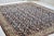 Boho Chic Antique Lattice Design Bordered Rug, 9.11 x 12.6 For Sale - Image 3 of 11