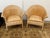 Mid-Century Modern Mid 20th Century Woven Rattan Tub Chairs, Pair For Sale - Image 3 of 12