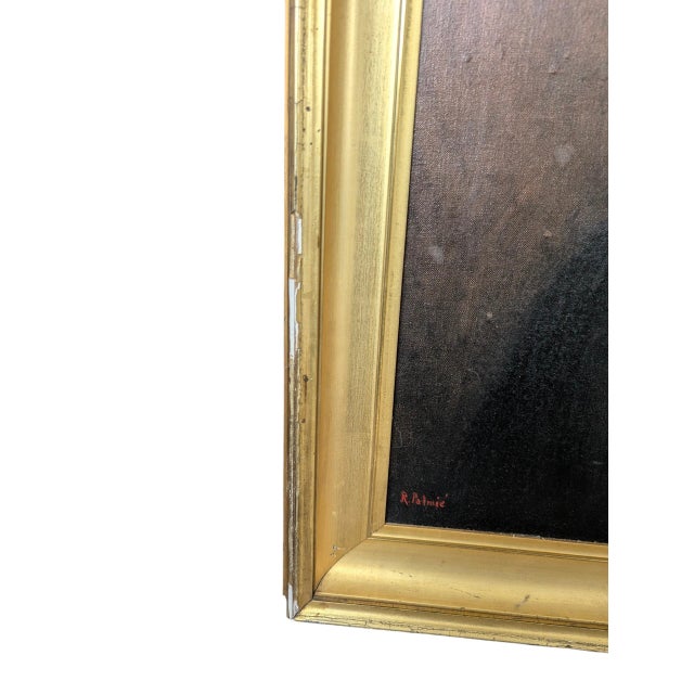 Early 20th Century Antique Oil Portrait For Sale - Image 11 of 13