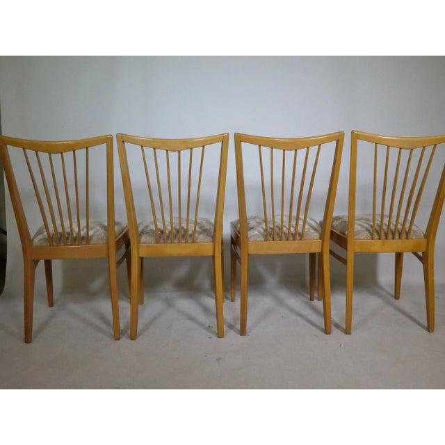 Mid-Century Modern Mid-Century Wooden Dining Chairs, 1960s, Set of 4 For Sale - Image 3 of 10