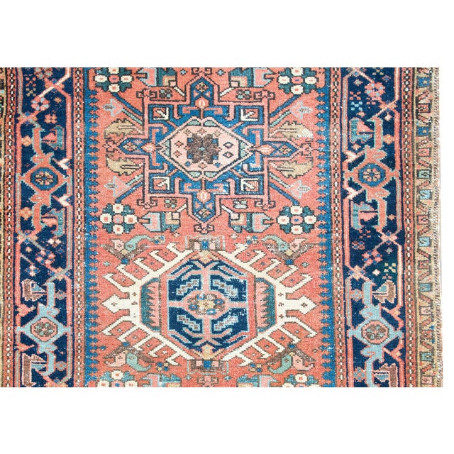 Early 20th Century Persian Heriz Rug For Sale - Image 10 of 16