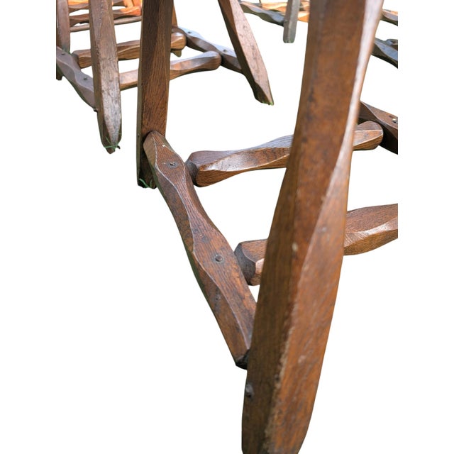 Vintage Hunt Country Furniture Handcrafted Spindle-Back Dining Chairs - Set of 56 For Sale - Image 13 of 18