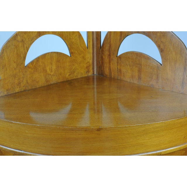 Corner Cupboard with Rounded Front, Early 20th Century For Sale - Image 12 of 14