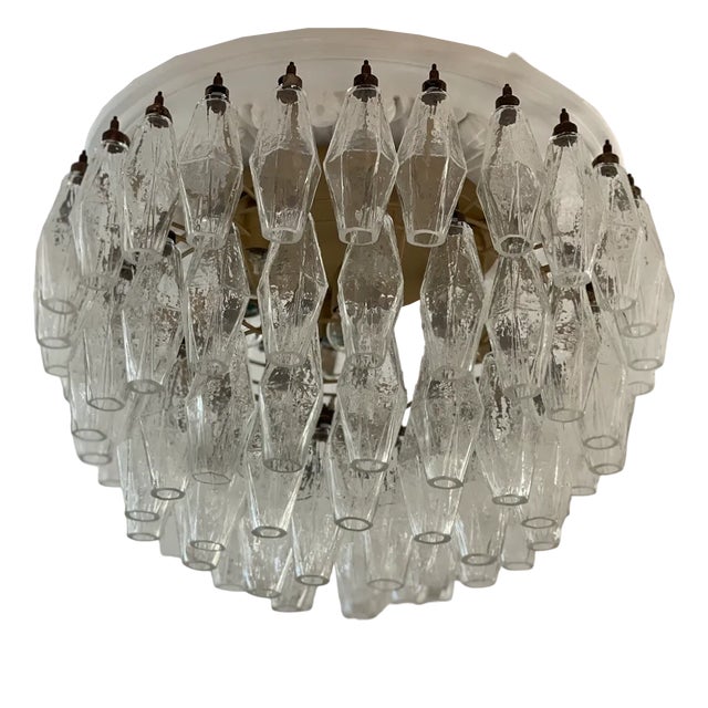 Murano Flush Mount by Carlo Scarpa For Sale