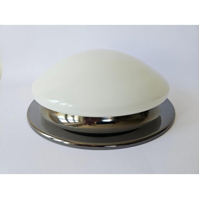 Mid-Century Bauhaus Flush Mount, Germany, 1970s For Sale - Image 12 of 15