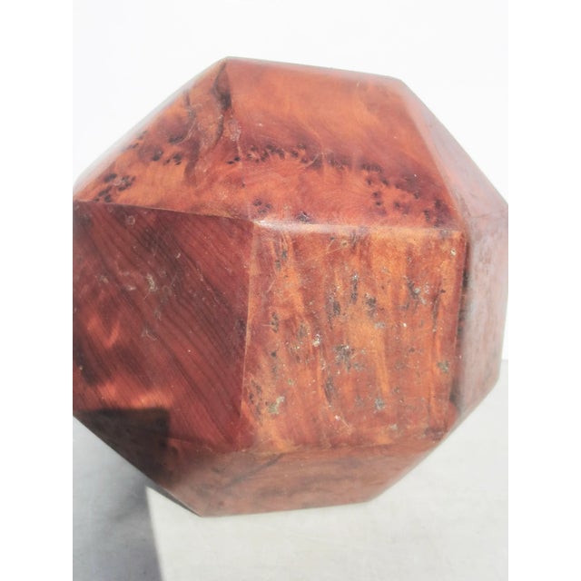 Vintage 1940s' Sphere Burl Keep-Sake Box For Sale - Image 9 of 10
