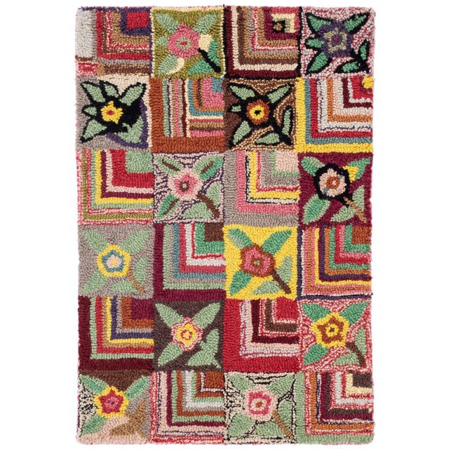 Dash & Albert by Annie Selke Gypsy Rose Hooked Wool Rug, 3' x 5' For Sale In Boston - Image 6 of 6