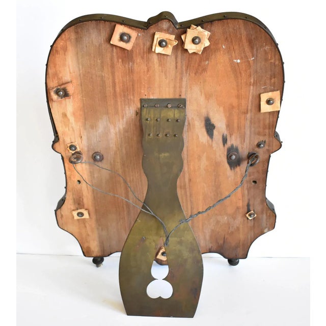 C. 1850 German Porcelain Vanity Mirror With Candle Holders For Sale - Image 12 of 12