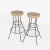 Weinberg Style Mid Century Brown Vinyl and Iron Stools - Set of 4 For Sale In Chicago - Image 6 of 9