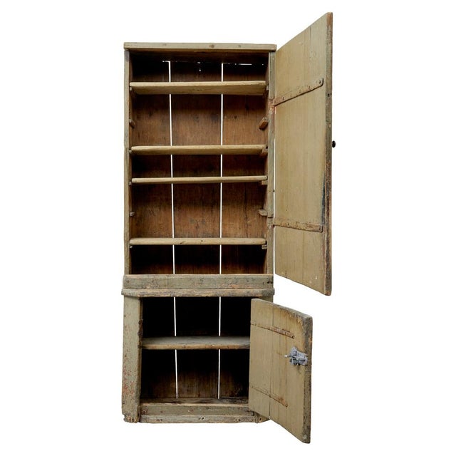 Scandinavian Carved Pine Cupboard, Early 19th Century For Sale - Image 6 of 13