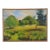 1982 Chun Hwa Hwang Impressionist Oil Landscape Painting on Canvas, Framed For Sale
