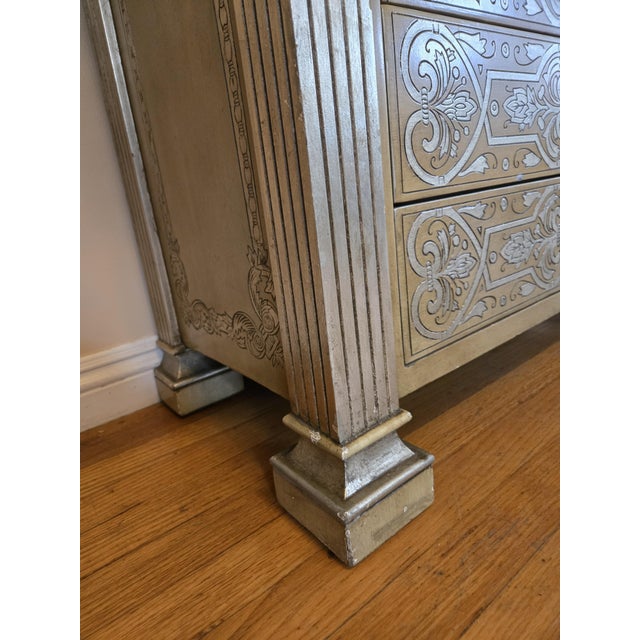 Late 20th Century Renaissance Revival Four-Drawer Chest For Sale In Los Angeles - Image 6 of 13