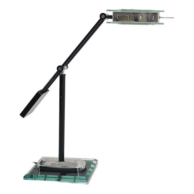 Table Lamp attributed to Robert Sonneman, Italy, 1980s For Sale