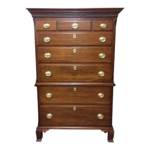 Mahogany Highboy Chest on Chest, Two Piece Chest, Custom Made