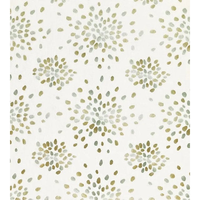 Traditional Sample - The House of Scalamandré Firefly Fabric, Green For Sale - Image 3 of 3